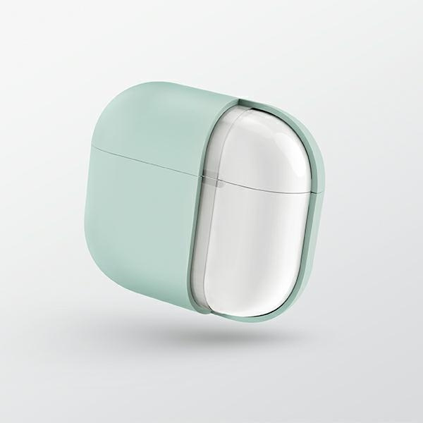 UNIQ etui Lino AirPods 3 gen.Silicone różowy/blush pink