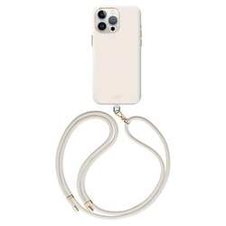 Etui Uniq Coehl Creme Magnetic Charging do iPhone 15 Pro - jasnoszare