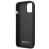AMG AMHCP13MOSDBK IPHONE 13/14/15 6.1 "BLACK / BLACK HARDCASE LEATHER CURVED LINES