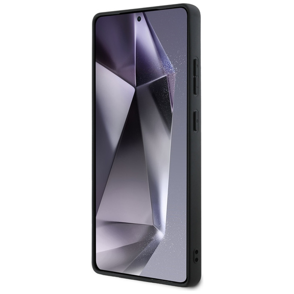 Etui Red Bull Leather Meshed Debossed Bull MagSafe do Samsung Galaxy S25 Ultra granatowy