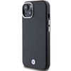 Etui BMW Signature Wrapped Metal MagSafe na iPhone 15 / 14 / 13 - czarne