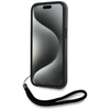 Etui Karl Lagerfeld Saffiano Athleisure  Stripes Cord do iPhone 15 różowy