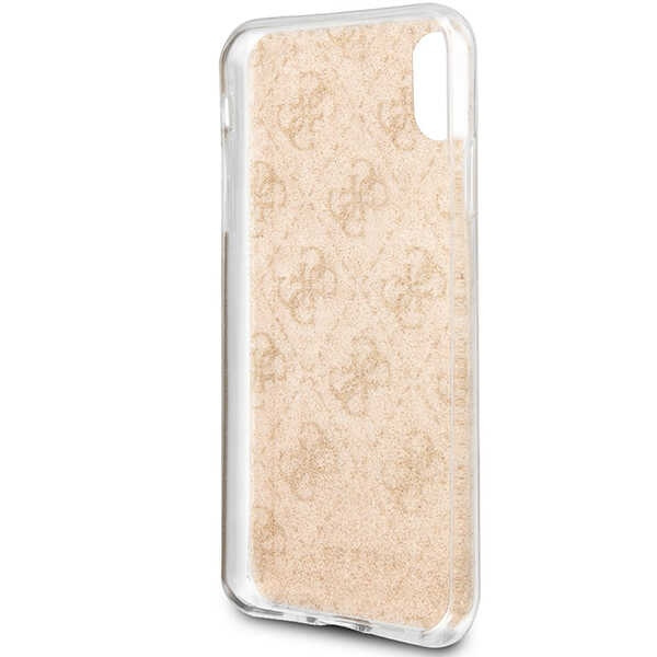 Guess GUHCPXPCU4GLGO iPhone X/Xszłoty/gold hard case 4G Glitter