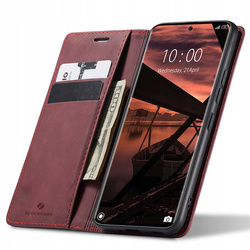 Spacecase Etui Wallet Poco X7/RM Note 14 Pro/Pro+ 5G red