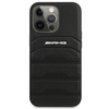 AMG AMHCP14XGSEBK iPhone 14 Pro Max 6,7 "black / black hardcase Leather Debossed Lines