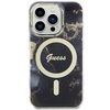Guess GUHMP14LHTMRSK iPhone 14 Pro 6.1"czarny/black hardcase Golden Marble MagSafe