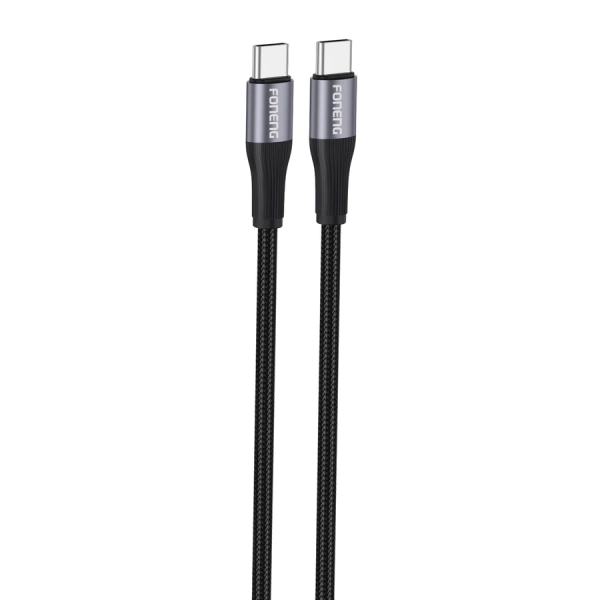FONENG kabel X112 USB-C - USB-C PD 60W 1M Czarny