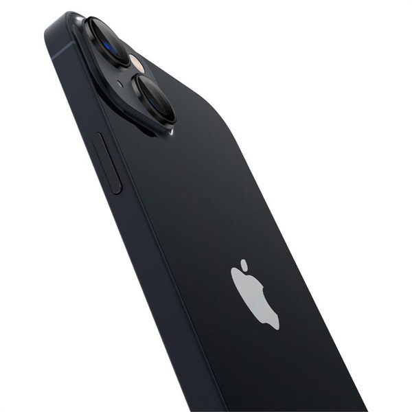 Spigen Glas.tR EZ Fit Optik Camera Protector for iPhone 14 / Plus / 15 / Plus - Black 2 pcs.