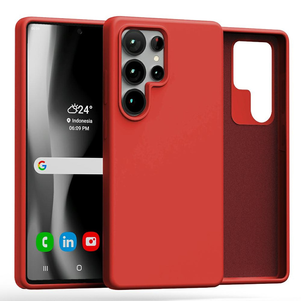 Mercury Silicone Sam S25 Ultra S938 czerwony/red