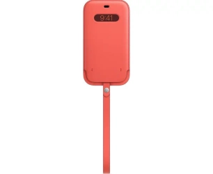 APPLE LEATHER SLEEVE MHYF3ZM/A CASE IPHONE 12 PRO MAX PINK CITRUS ORIGINAL SEAL