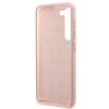 Guess GUHCS23MLSLMGPP S23+ S916 różowy/pink hardcase Silicone Script Metal Logo