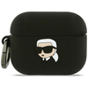 Etui Karl Lagerfeld Silicone Karl Head   3D do AirPods Pro 3 czarny