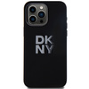DKNY DKHCP15LSMCBSK iPhone 15 Pro6.1" czarny/black hardcase Liquid Silicone Metal Logo