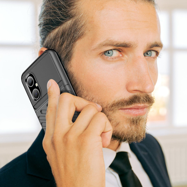 THUNDER CASE CASE FOR XIAOMI REDMI NOTE 11E /REDMI 10 5G / REDMI 10 PRIME+ 5G / POCO M4 5G SILICONE ARMOR COVER BLACK