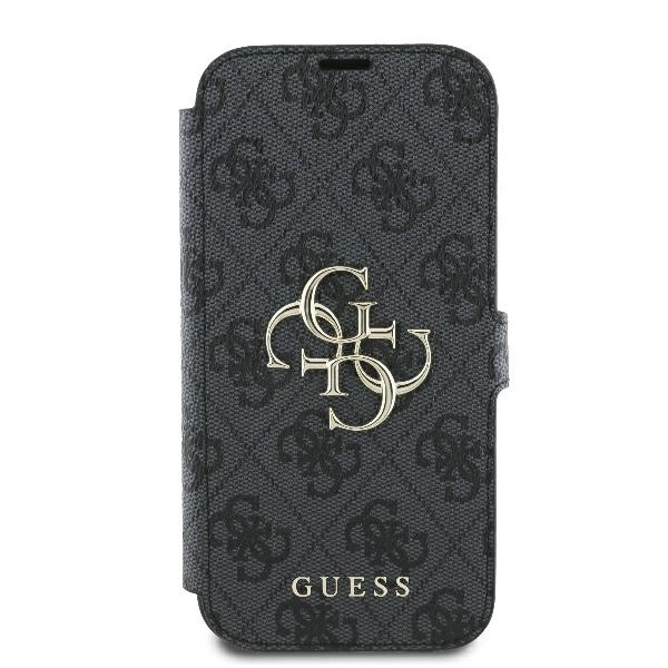 Guess GUBKP16L4GMGGR iPhone 16 Pro6.3" czarny/black book 4G Metal Logo