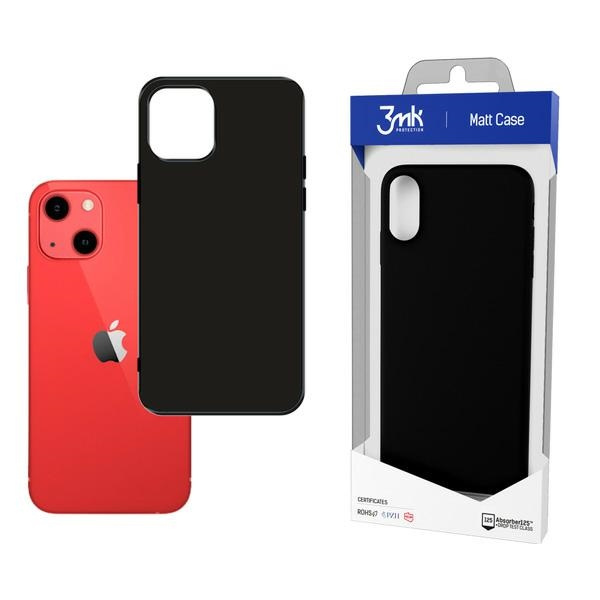 3MK Matt Case iPhone 13 6.1"             czarny/black