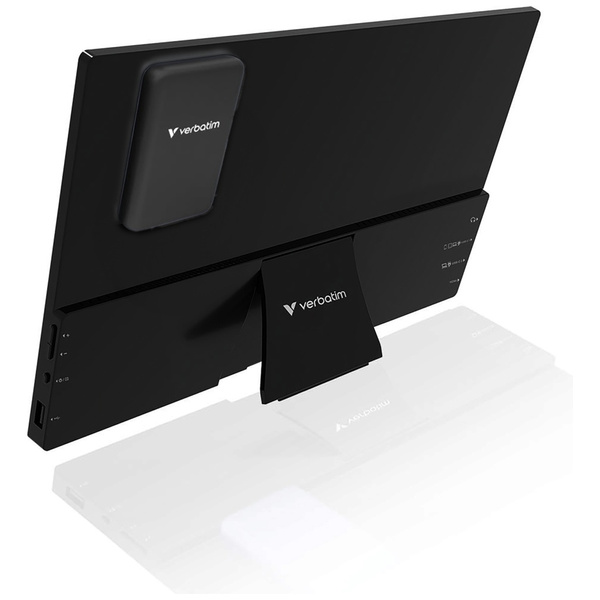 Monitor przenośny dotykowy Verbatim ALU  13.3" WUXGA z powerbankiem 5000mAh czarny 32087
