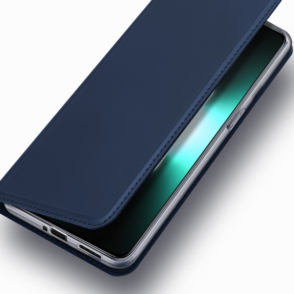 Dux Ducis Skin Pro Case For Realme GT Neo 5 / Realme GT3 Flip Cover Card Wallet Stand Black