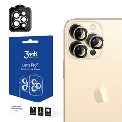 3MK LENS PROTECTION PRO IPHONE 13 PRO / 13 PRO MAX ZŁOTY / GOLD PROTECTION ON THE CAMERA LENS WITH MOUNTING FRAME 1 PCS.