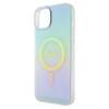 Guess GUHMP15MHITSQ iPhone 15 Plus / 14 Plus 6.7" turkusowy/turquoise hardcase IML Iridescent MagSafe