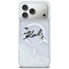 Etui Karl Lagerfeld Liquid Glitter Karl  Script Logo MagSafe do iPhone 17 Pro Max przezroczysty