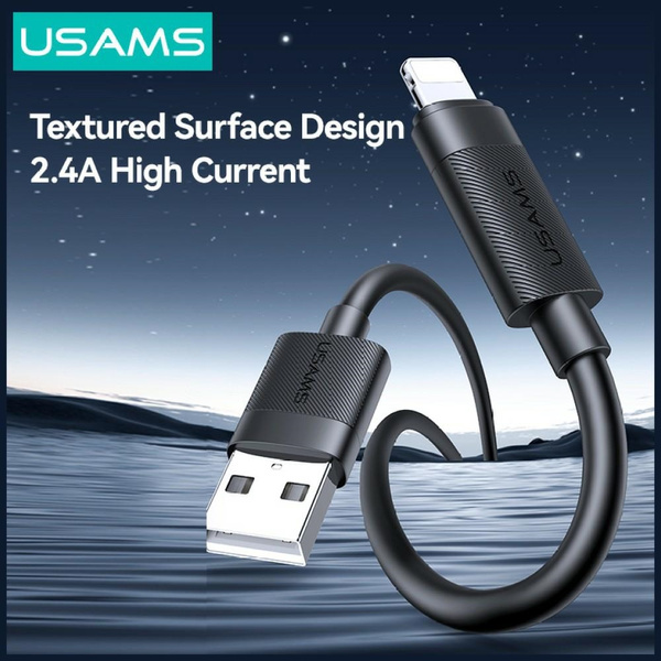 Kabel USAMS U94 12W Lightning do USB-A   1m czarny