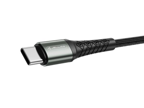 JELLICO cable B10 USB-C 3.1A 1M Black