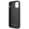 Mercedes MEHCP12SCDOBK iPhone 12 mini 5,4" czarny/black hardcase Leather Perforated Area