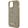 Guess GUHCP15SPMSDGSD iPhone 15 / 14 / 13 6.1" złoty/gold hardcase Disco Metal Script