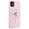 Etui Karl Lagerfeld Silicone             Karl&Choupette MagSafe do iPhone 11 różowy