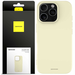 Spacecase Etui Silicone Case iPhone 16 Pro bone