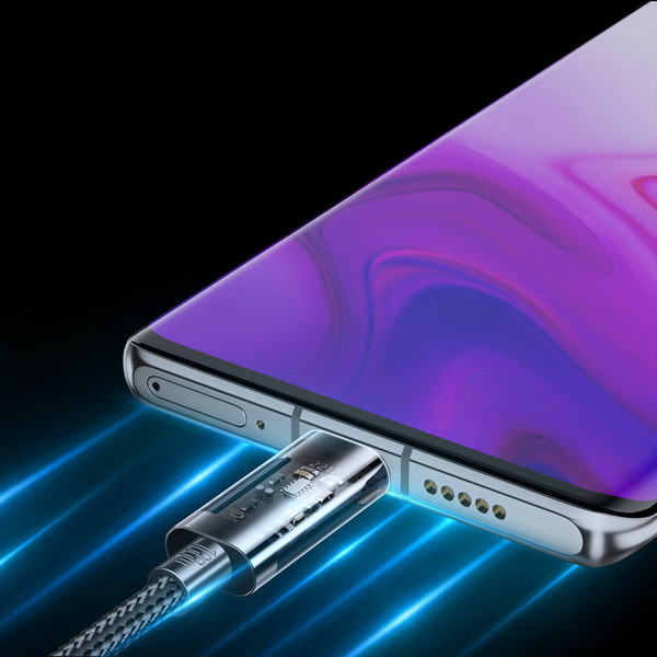 Joyroom kabel przewód USB Typ-C - USB Typ-C 100W 1,2m czarny (S-CC100A12)