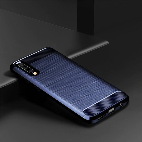 CASE ETUI CARBON LUX NIEBIESKI SAMSUNG GALAXY M30