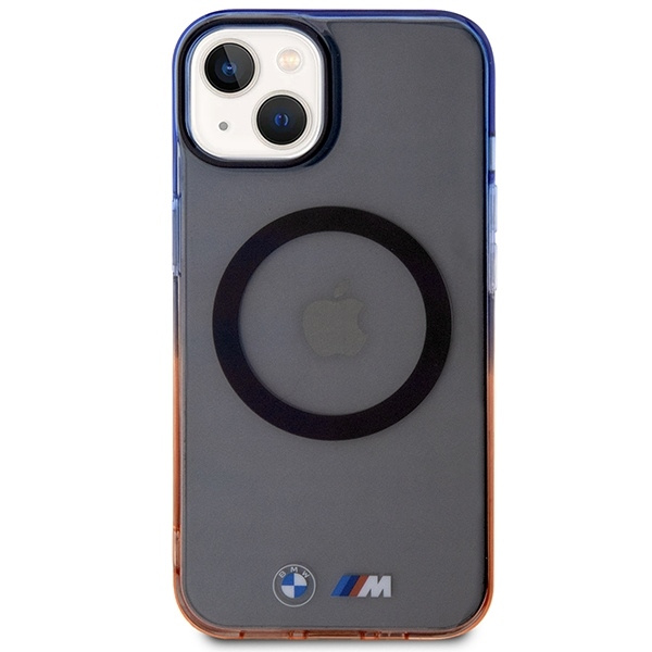 Etui BMW Gradient Bumper MagSafe na iPhone 14 Plus - szare