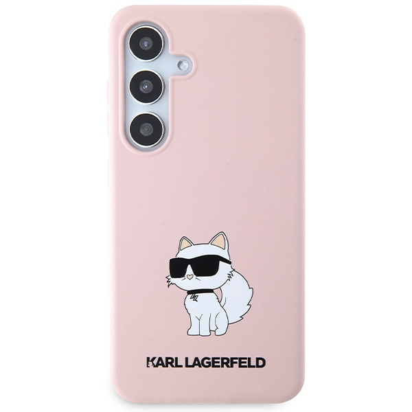 KARL LAGERFELD KLHCS24SSNCHBCP S24 S921 HARDCASE RÓŻOWY/PINK SILICONE CHOUPETTE