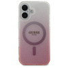 Guess GUHMP16SHGRCELP iPhone 16 6.1" różowy/pink hardcase IML Glitter Gradient MagSafe