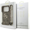 Etui Guess 4G Strap 4G Classic Logo do   iPhone 17 Pro brązowy