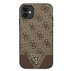 Guess GUHCN61PU4GHBR iPhone 11 6,1" / Xr6,1" brązowy/brown hardcase 4G Triangle Collection