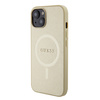 Guess GUHMP15SPSAHMCB iPhone 15 / 14 / 13 6.1" złoty/gold hardcase Saffiano MagSafe