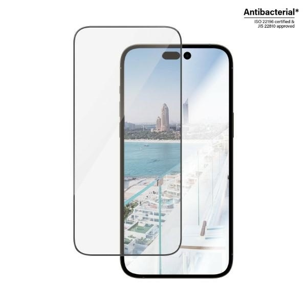 PanzerGlass Ultra-Wide Fit iPhone 14 Pro Max 6,7" Screen Protection Anti-reflective Antibacterial Easy Aligner Included 2790
