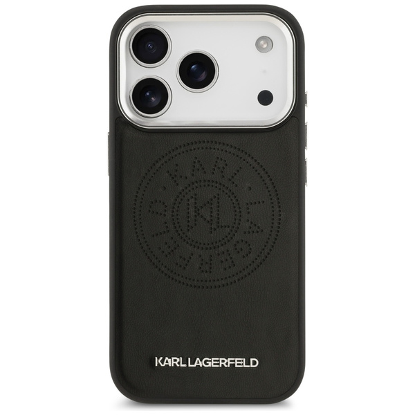 Etui Karl Lagerfeld Point & Metal Logo   MagSafe do iPhone 17 Pro czarny