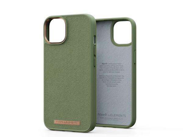 Njord "Comfort+" Cover for Apple iPhone 14 Plus, olive