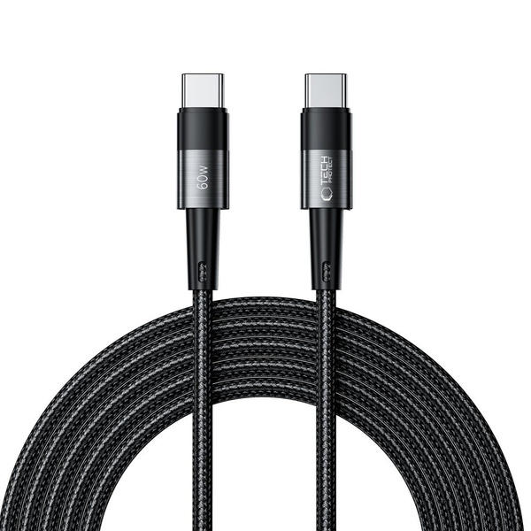 TECH-PROTECT ULTRABOOST TYPE-C CABLE PD60W/3A 300CM GREY