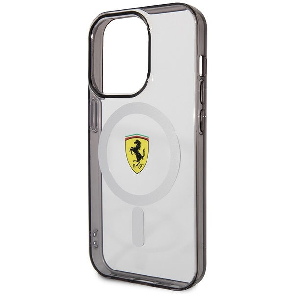 Etui Ferrari Outline MagSafe na iPhone 14 Pro - przezroczyste