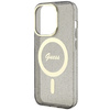 Guess GUHMP14XHCMCGK iPhone 14 Pro Max6.7" czarny/black hardcase Glitter Gold MagSafe