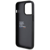 BMW BMHCP15X22PTDK iPhone 15 Pro Max 6.7" black/black Leather Stamp Tricolor