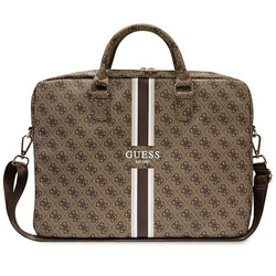 Guess Torba GUCB15P4RPSW 16" brązowy/brown 4G Printed Stripes