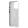 Karl Lagerfeld KLHMP16LSCMKMPCH iPhone 16 Pro 6.3" biały/white hardcase Silicone Shadow Metal Initial MagSafe
