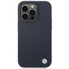 Case BMW BMHMP14LSILNA iPhone 14 Pro 6.1" navy blue/navy Silicone Metal Logo MagSafe