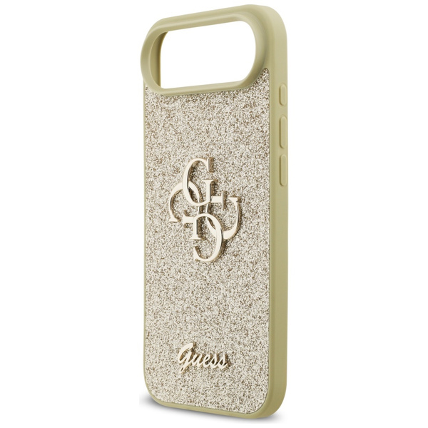 Etui Guess Fixed Glitter Big 4G do       iPhone Air złoty